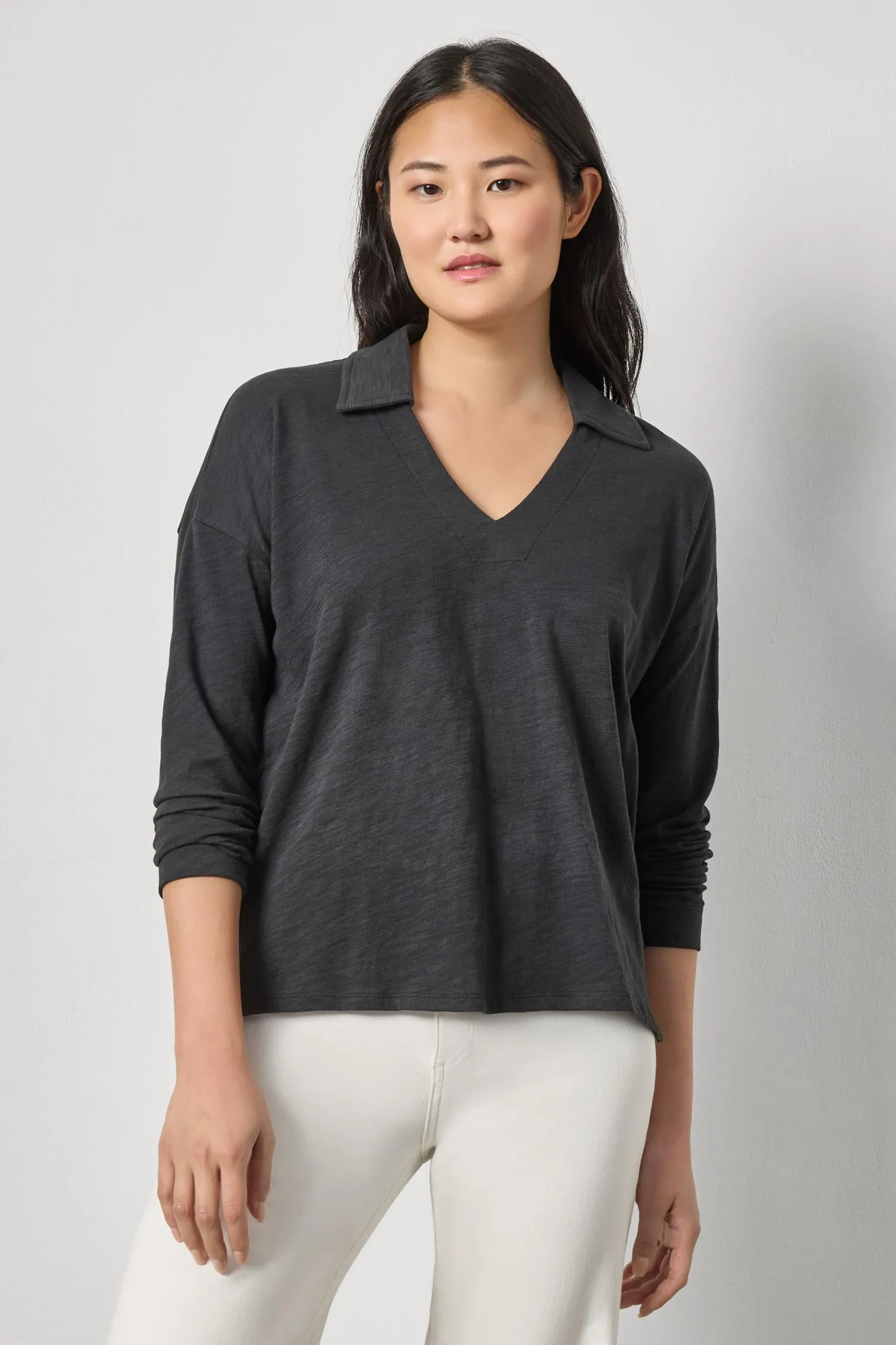 Easy Collared Split Neck sold by Lilla P product image thumbnail 4