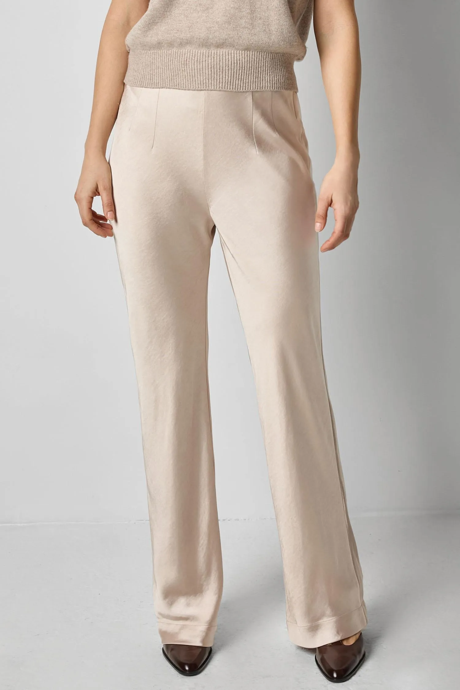 Satin Clean Front Pant sold by Lilla P product image thumbnail 2