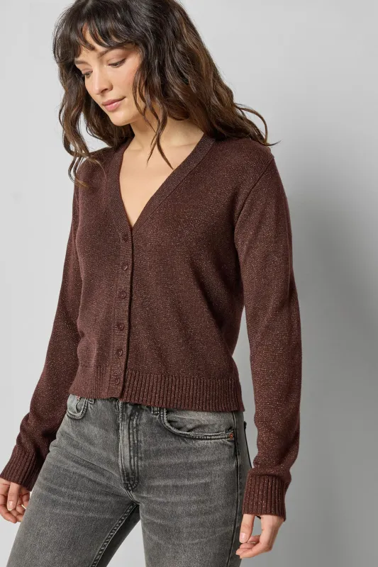 V-Neck Cardigan made by Lilla P