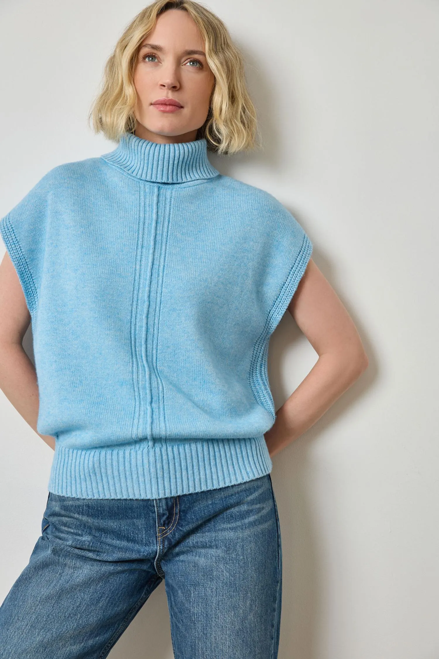 Turtleneck Wedge Sweater sold by Lilla P product image thumbnail 2