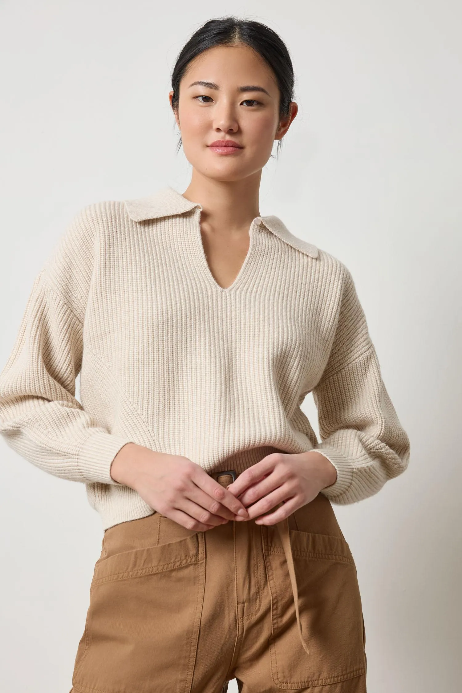 Keyhole Rib Sweater sold by Lilla P product image thumbnail 2