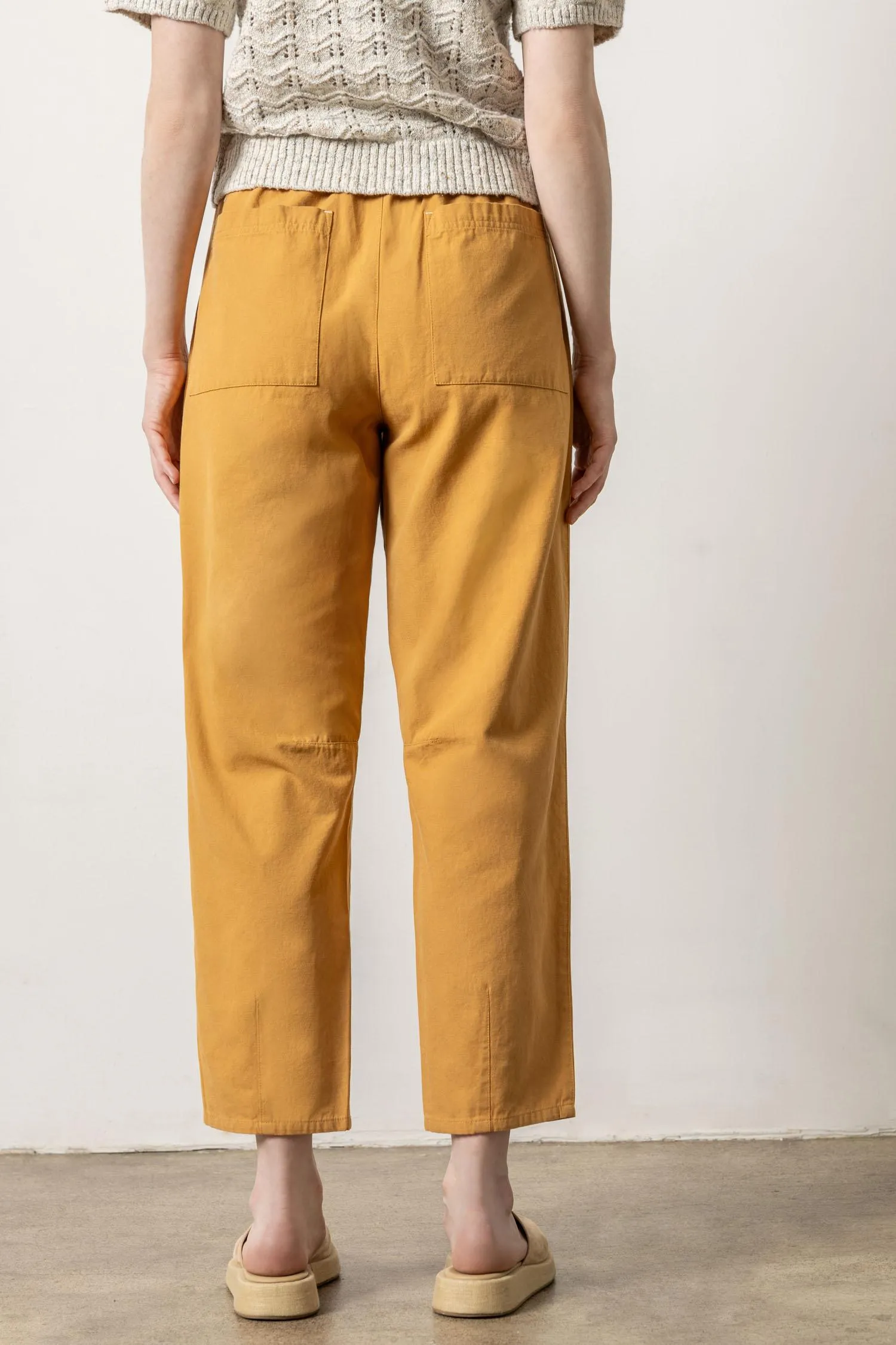 Tie Waist Barrel Pant sold by Lilla P product image thumbnail 3