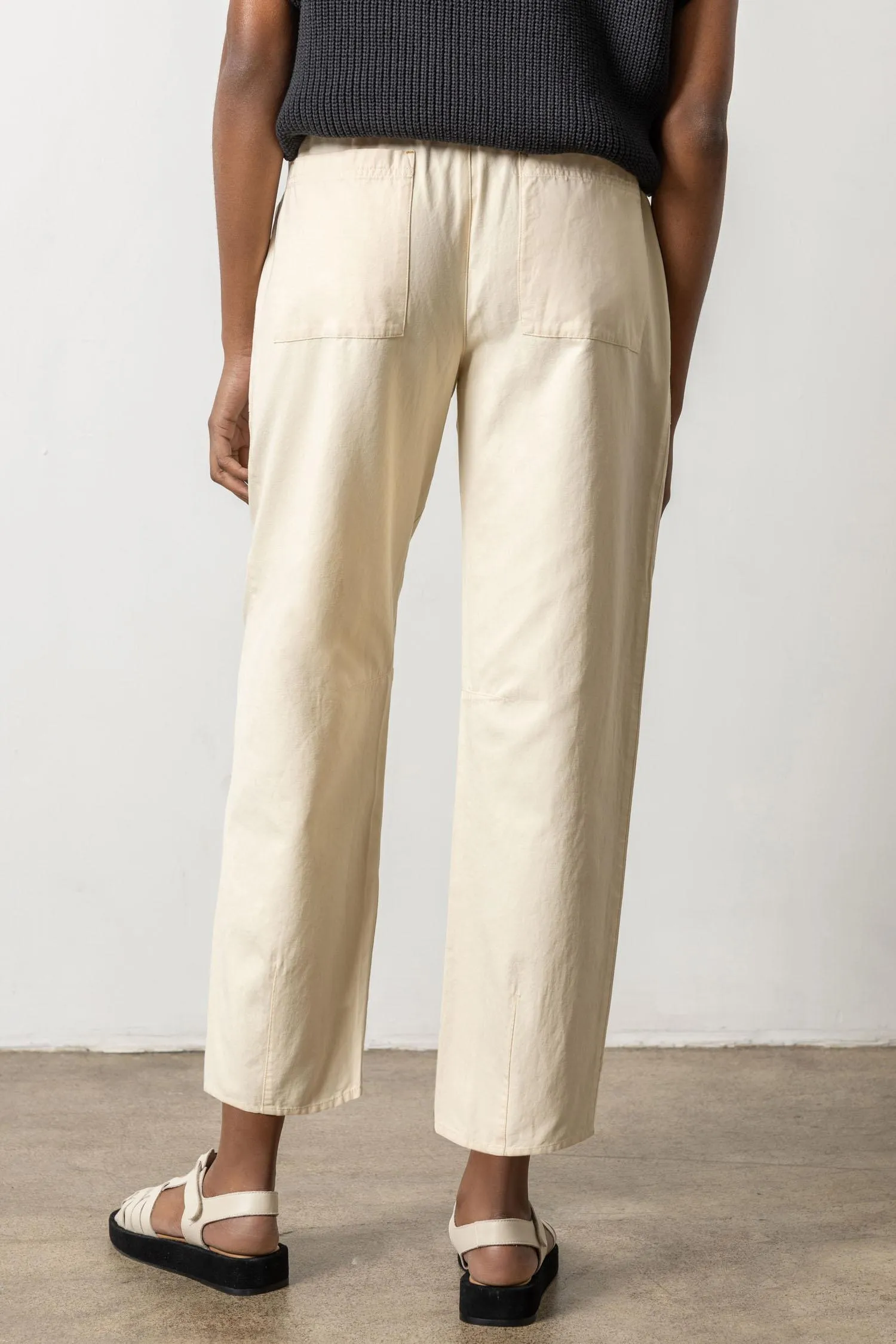 Tie Waist Barrel Pant sold by Lilla P product image thumbnail 4