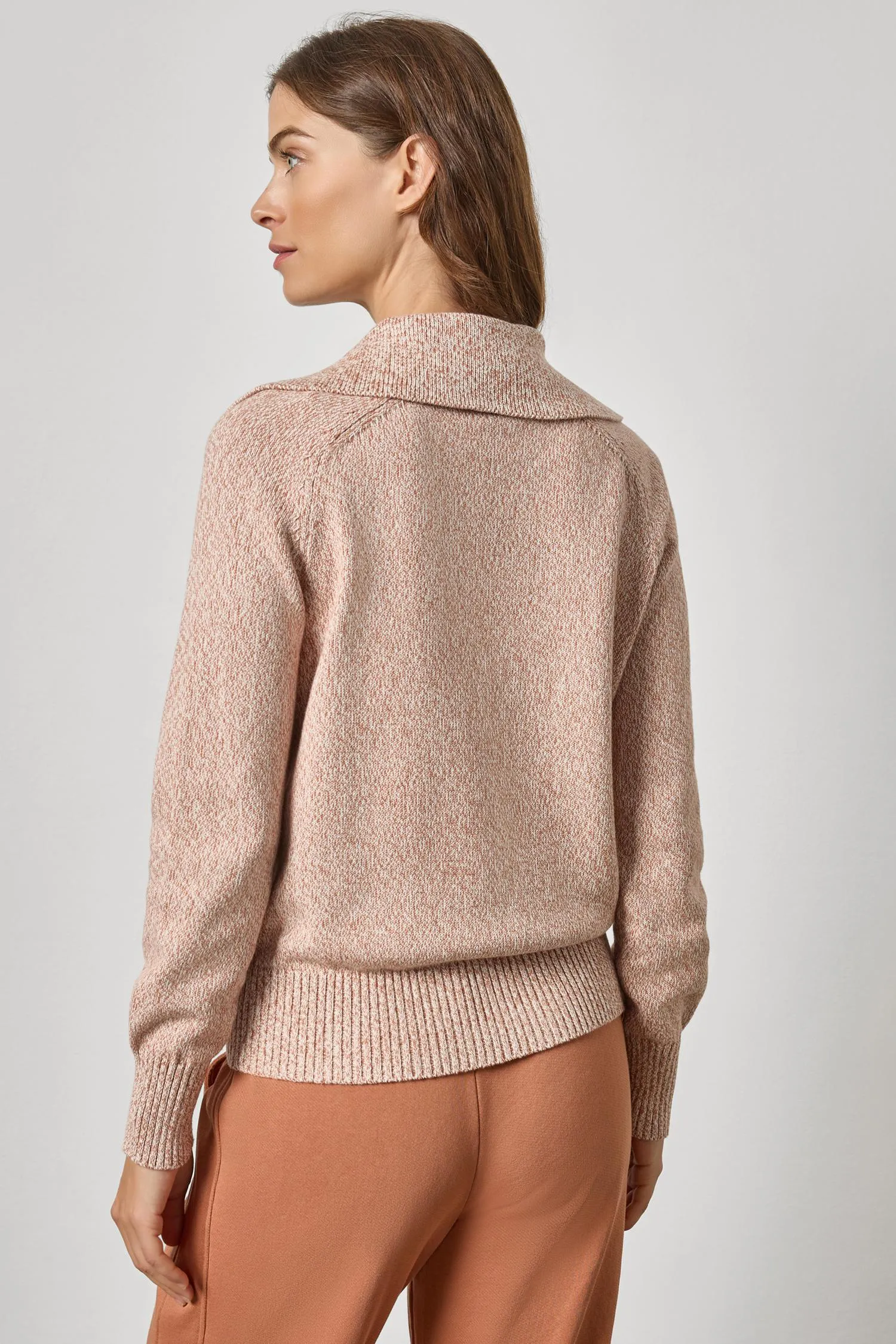 Lace Neck Polo Sweater sold by Lilla P product image thumbnail 5