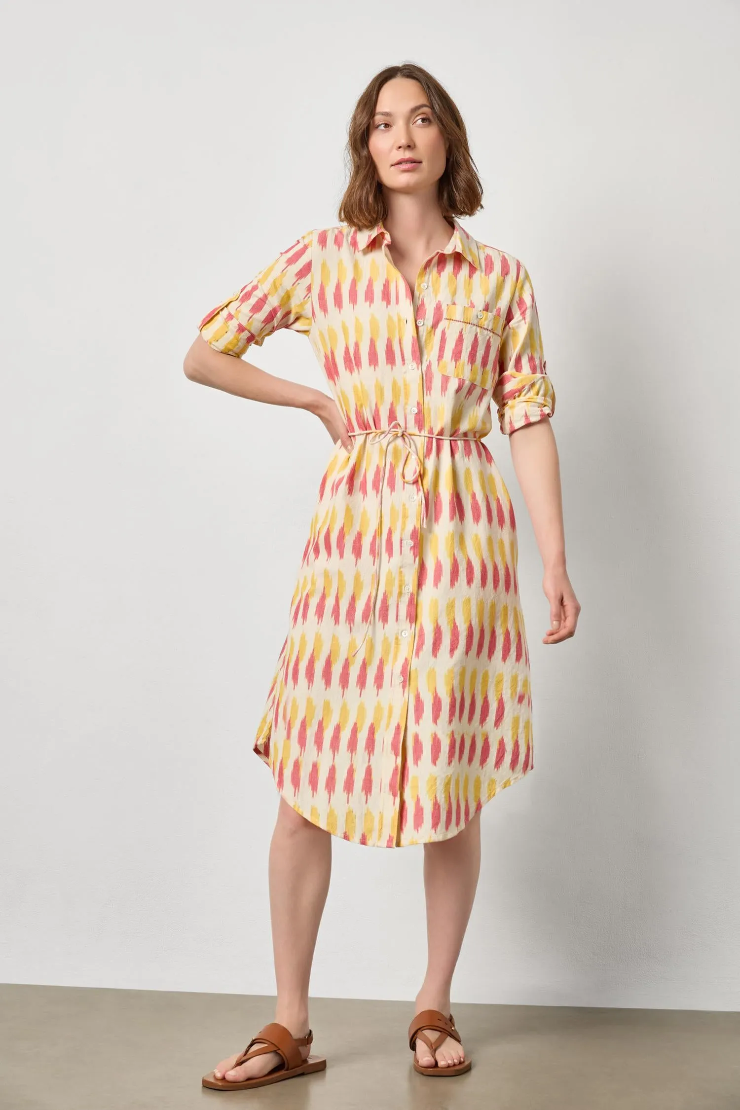 Ikat Shirt Dress sold by Lilla P product image thumbnail 2