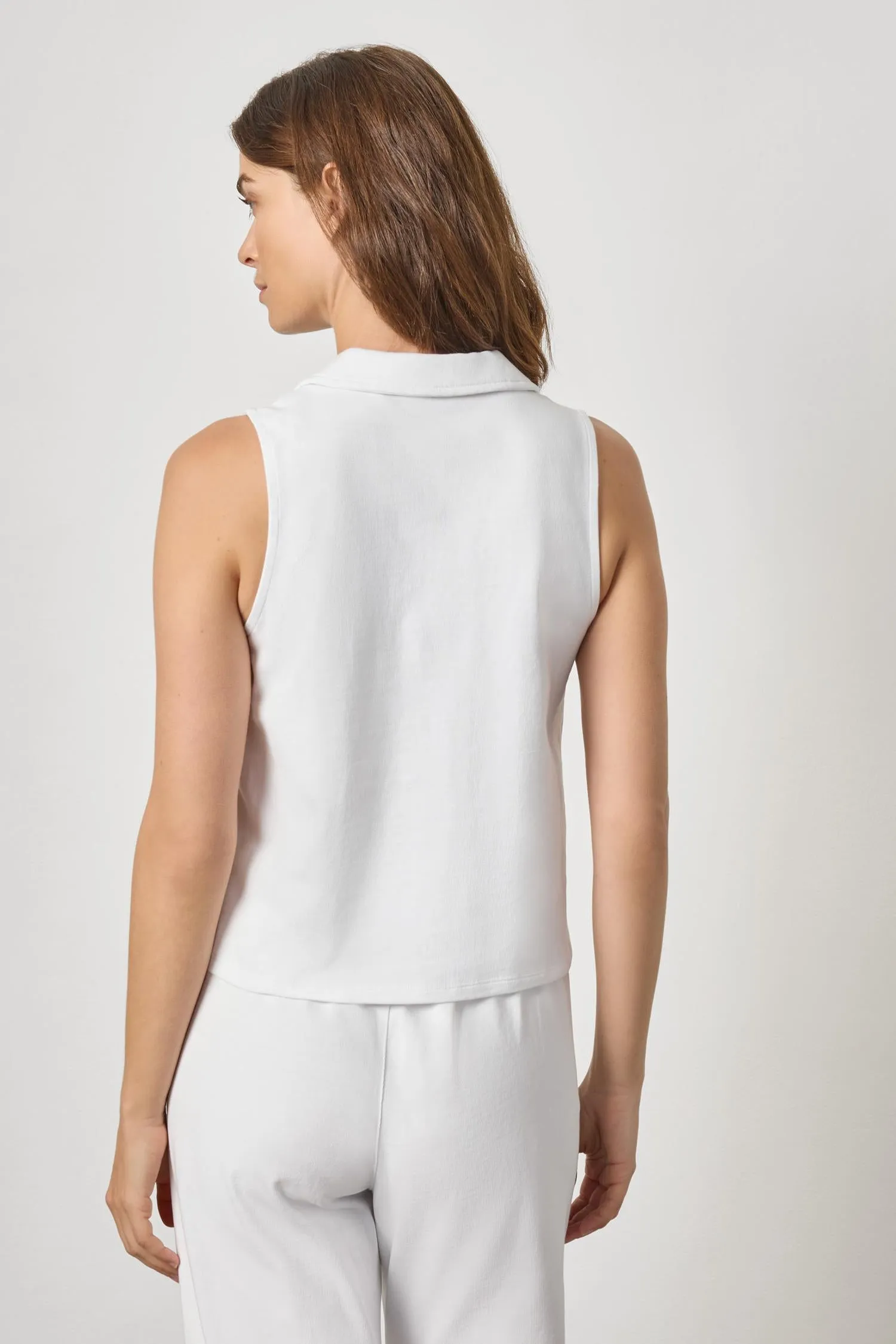 Sleeveless Collared Top sold by Lilla P product image thumbnail 3
