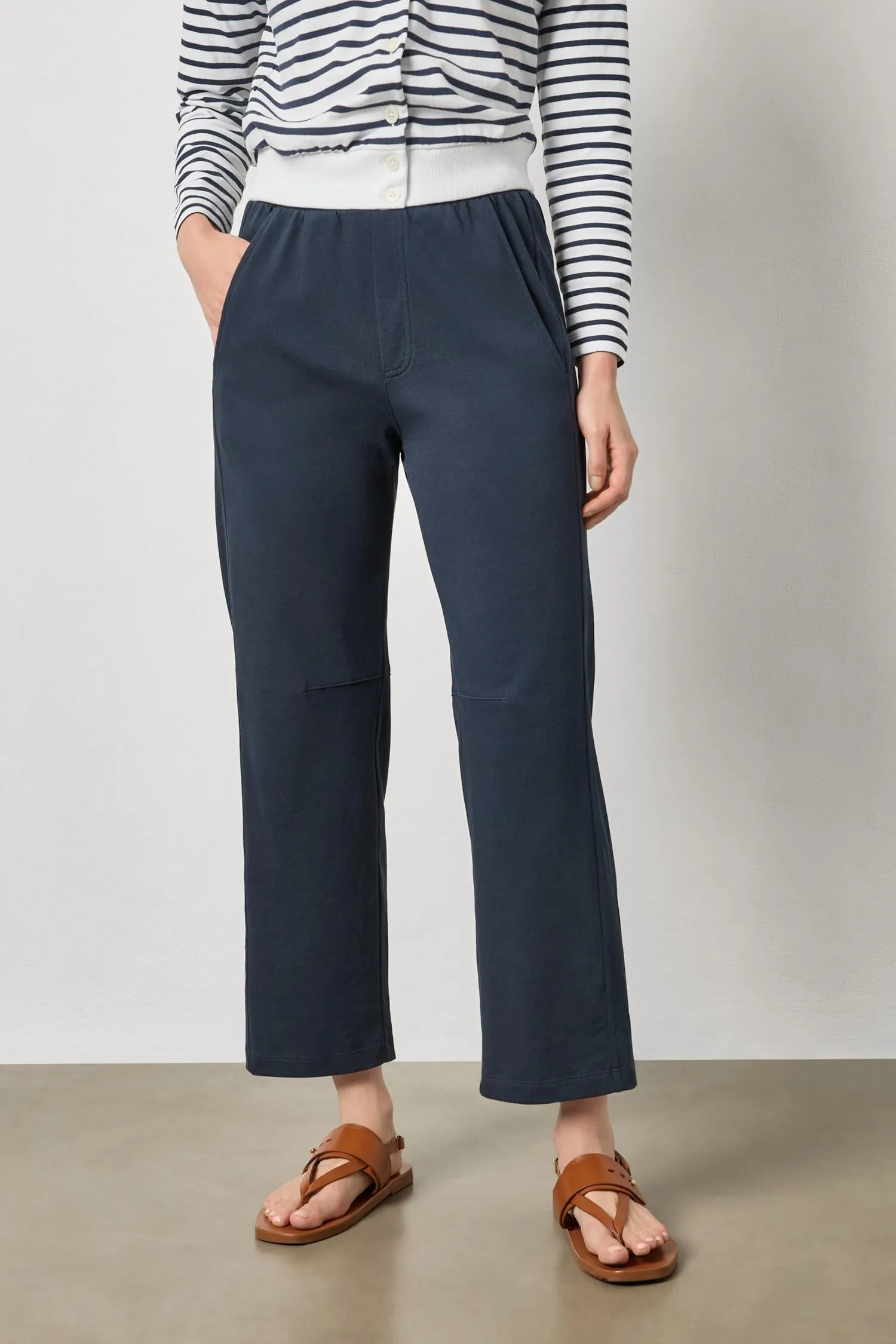 Side Panel Straight Leg Pant sold by Lilla P product image thumbnail 2