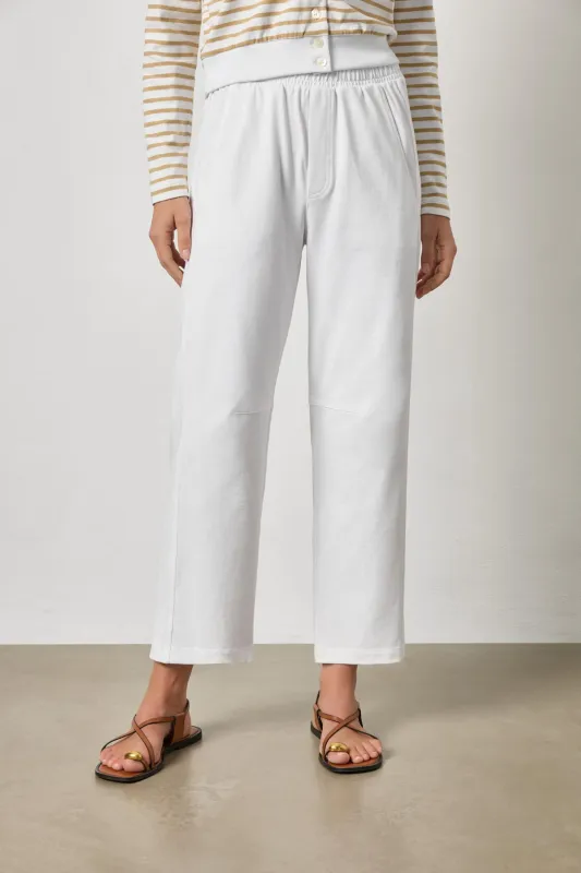 Side Panel Straight Leg Pant made by Lilla P