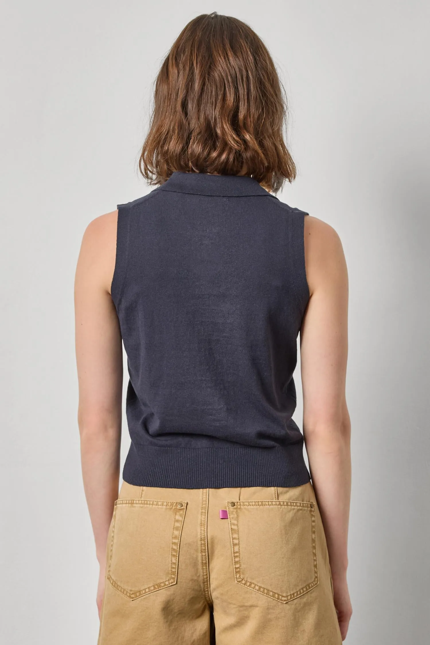 Sleeveless Polo Sweater sold by Lilla P product image thumbnail 3