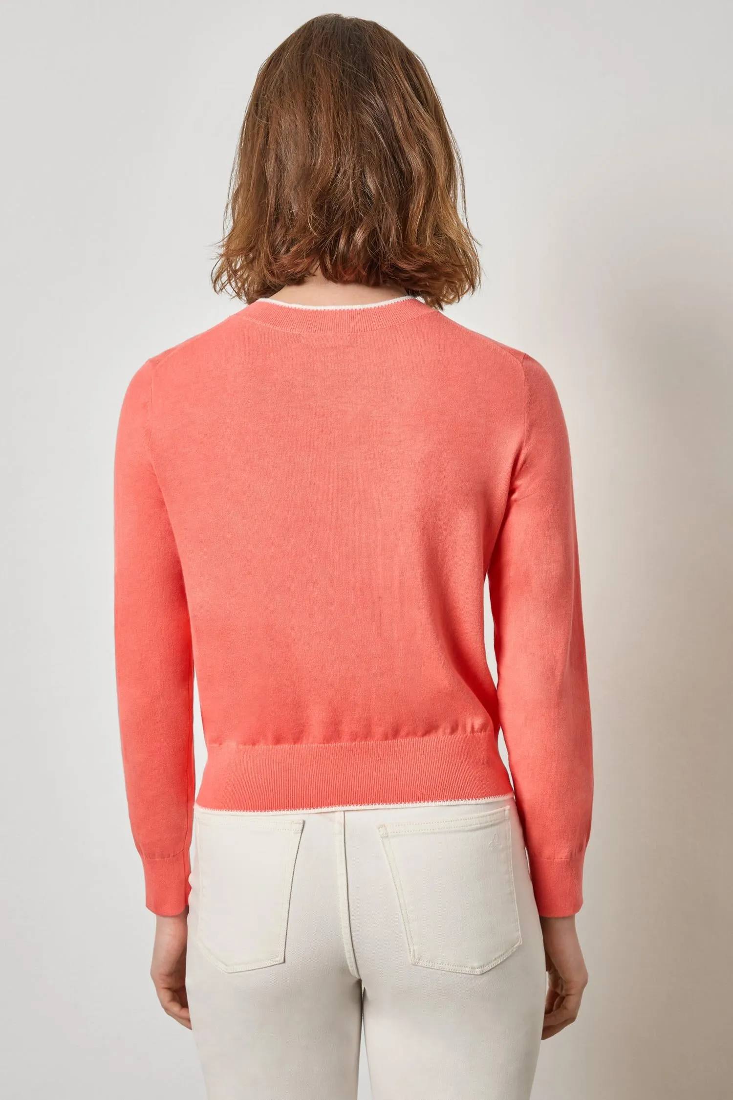 Picot Edge Crewneck Sweater sold by Lilla P product image thumbnail 3