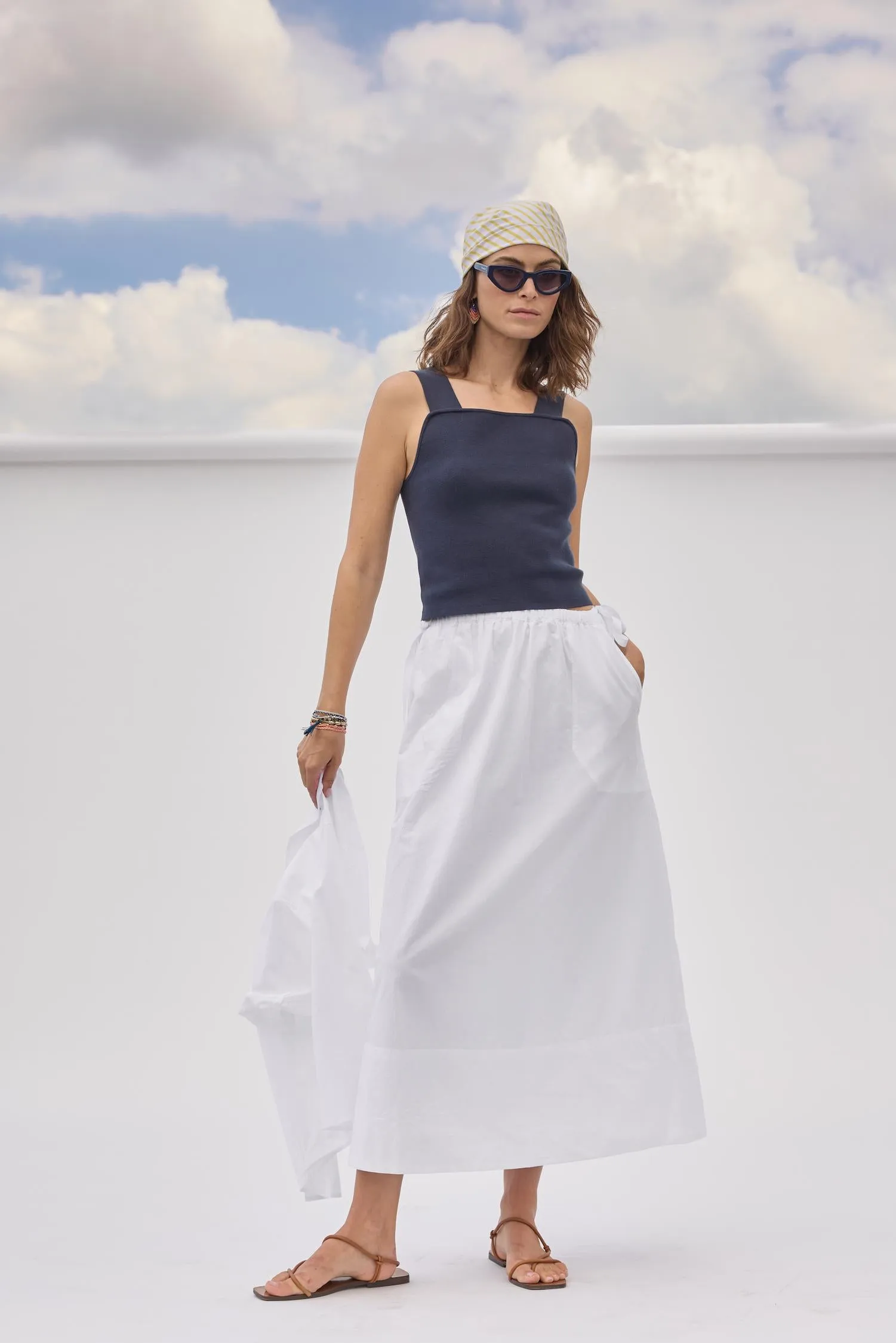 A-Line Maxi Skirt sold by Lilla P product image thumbnail 4