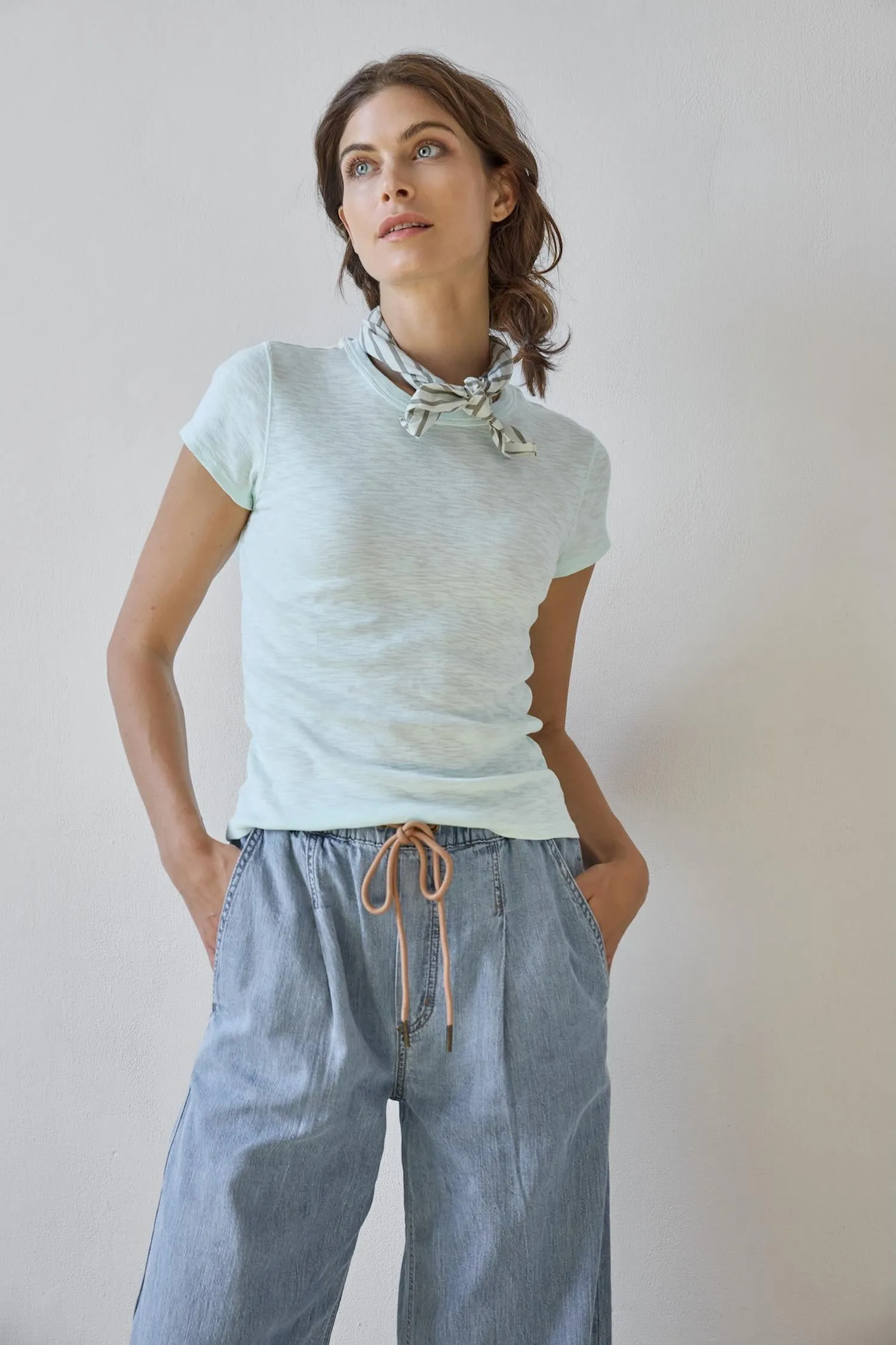 Ribbed Slub Crewneck Tee sold by Lilla P product image thumbnail 4