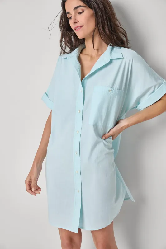 Poplin Dolman Shirt Dress made by Lilla P