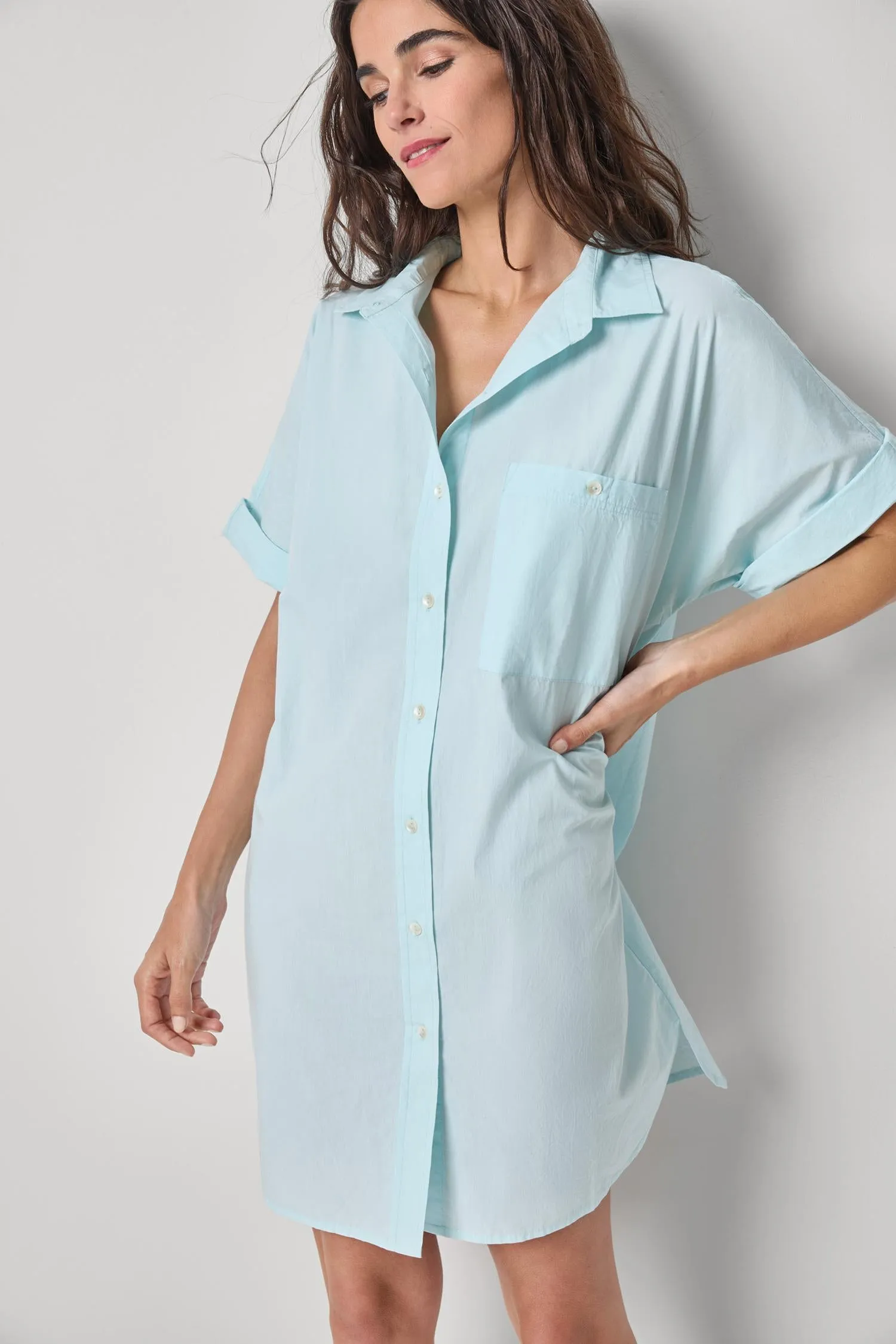 Poplin Dolman Shirt Dress sold by Lilla P