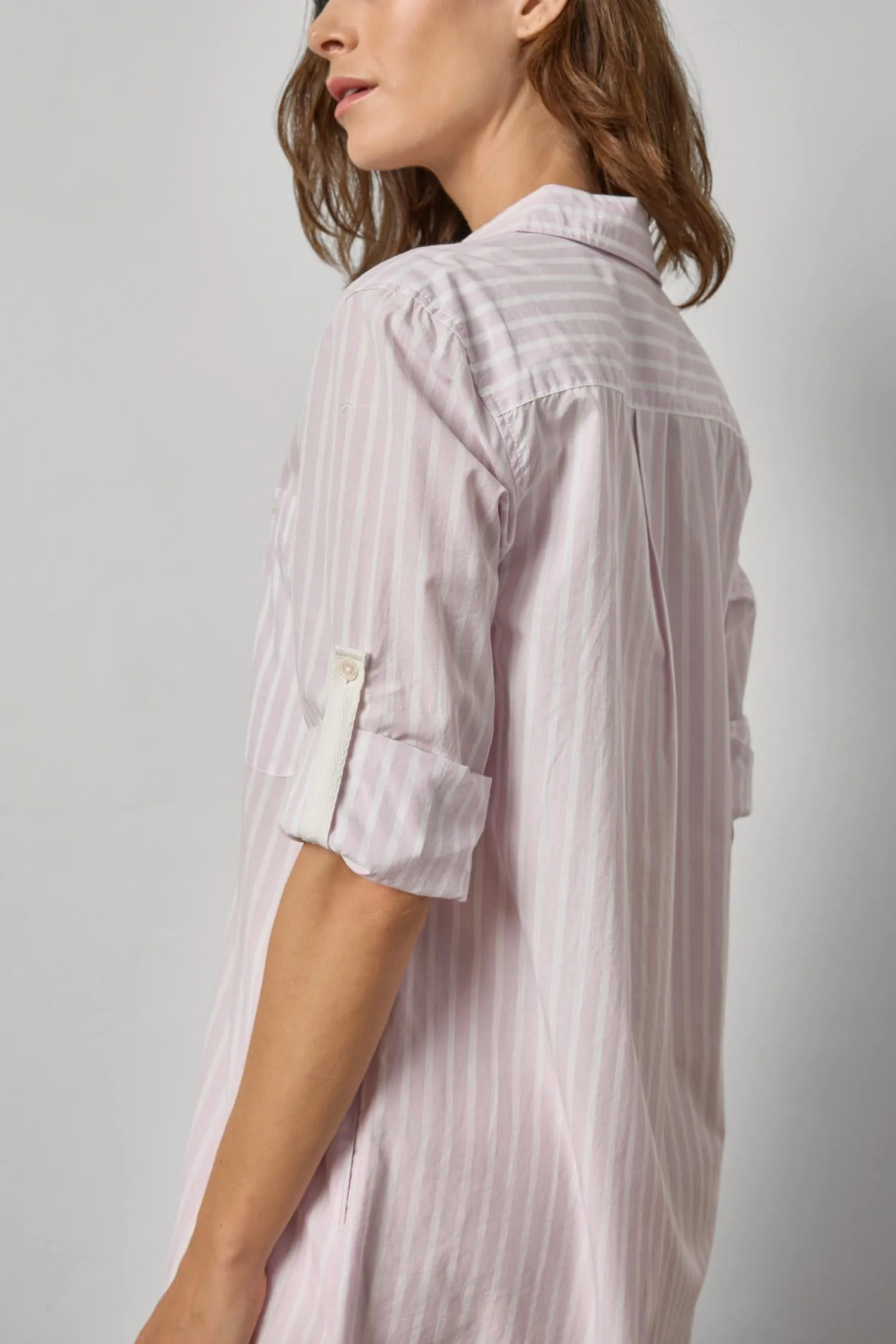 Striped Shirt Dress sold by Lilla P product image thumbnail 4
