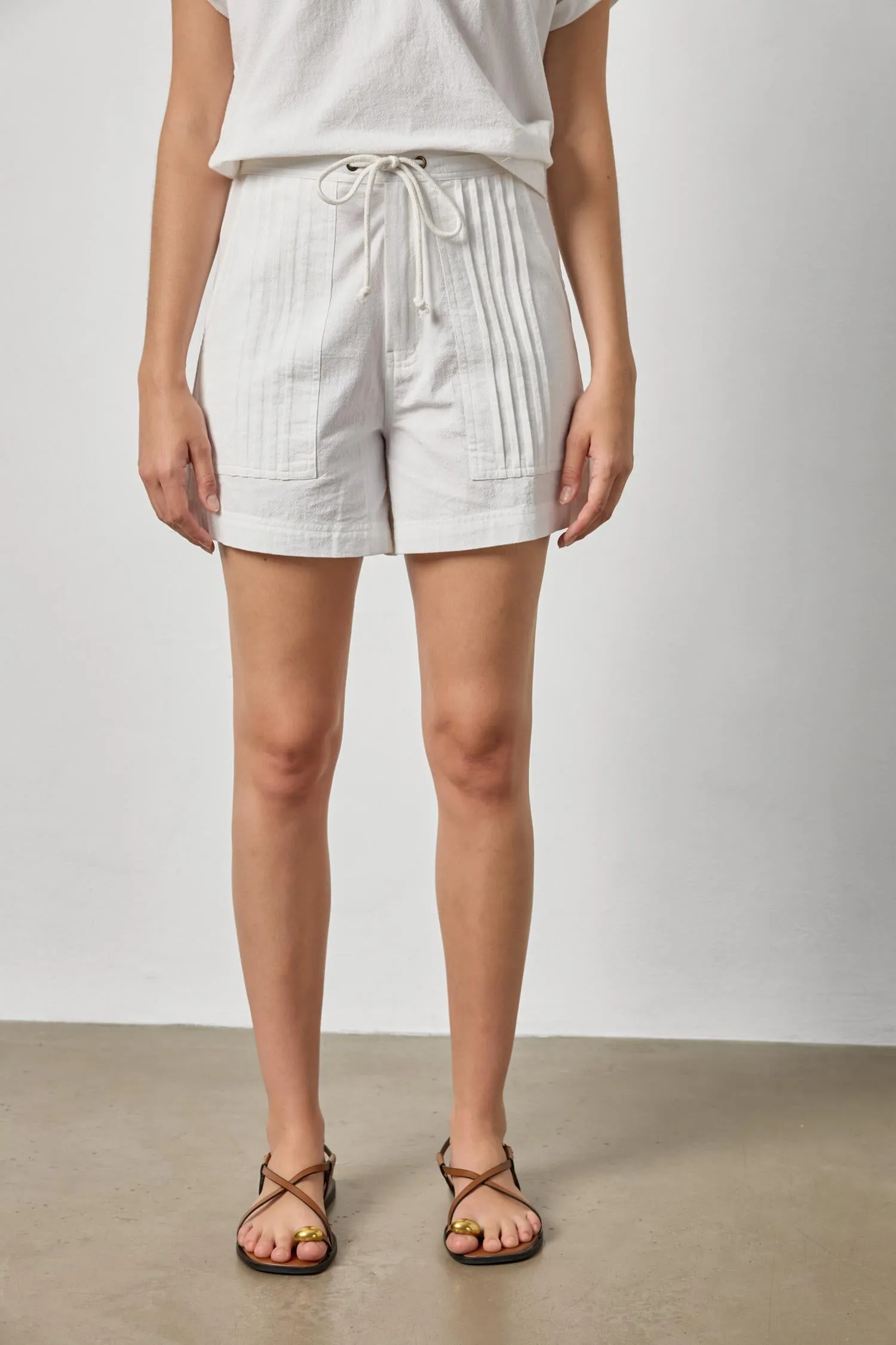 Pintuck Pocket Shorts sold by Lilla P