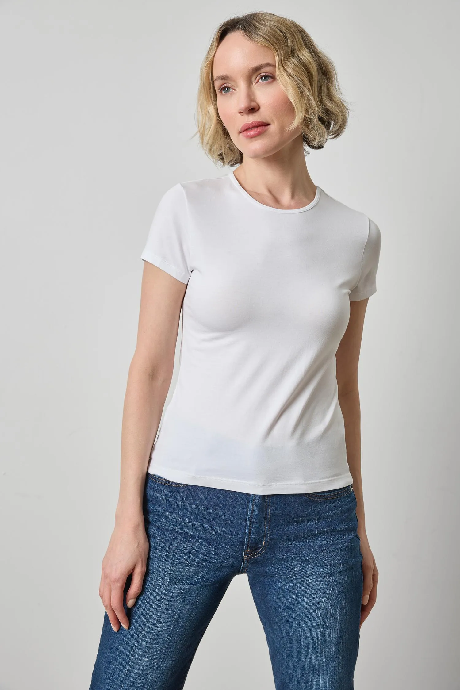 Cuffed Sleeve Boatneck sold by Lilla P product image thumbnail 3