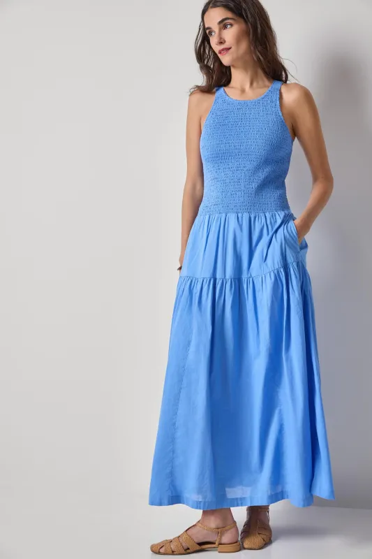 Smocked Bodice Maxi Dress made by Lilla P