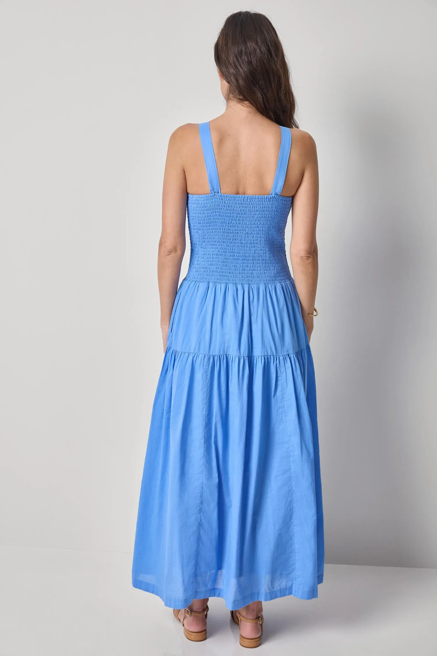 Smocked Bodice Maxi Dress sold by Lilla P product image thumbnail 2