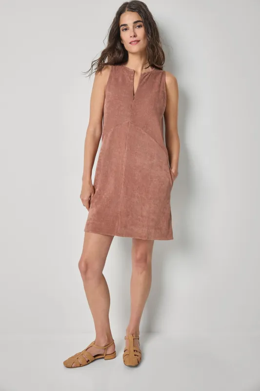 Terry Zip Dress made by Lilla P