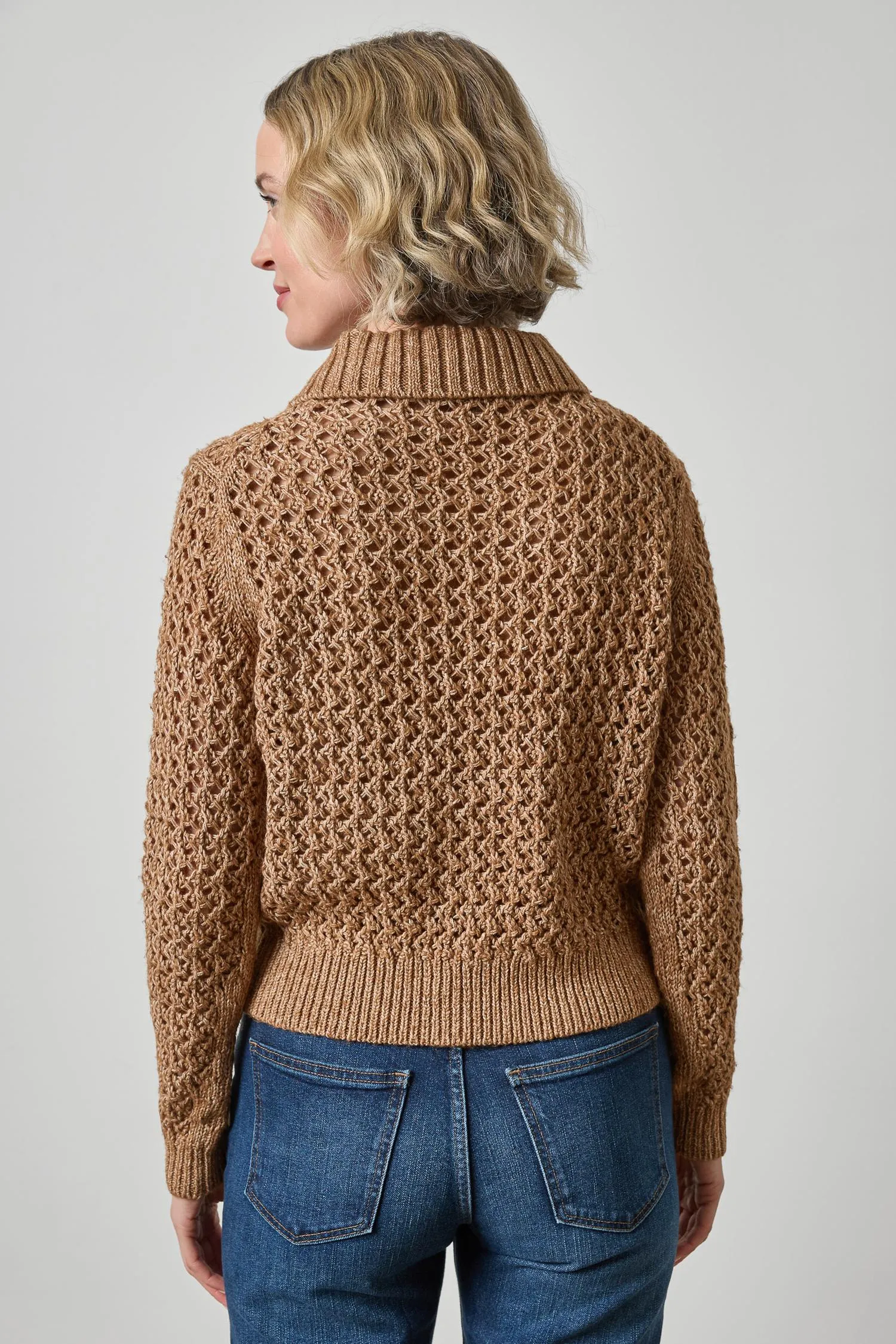 Textured Polo Sweater sold by Lilla P product image thumbnail 2