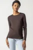 Long Sleeve Raw Edge Crew sold by Lilla P