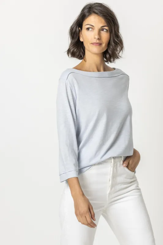 3/4 Sleeve Seamed Boatneck sold by Lilla P