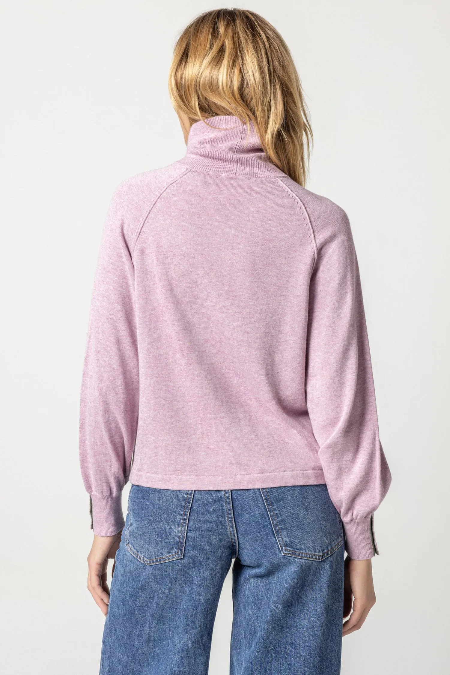 Snap Cuff Turtleneck Sweater sold by Lilla P product image thumbnail 2