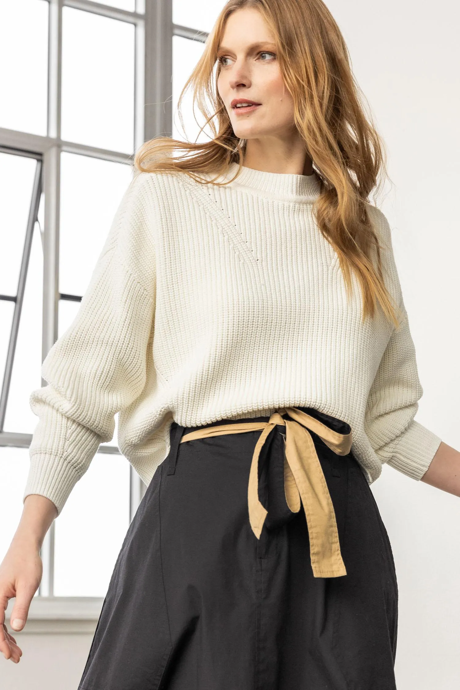 Oversized Rib Pullover Sweater sold by Lilla P product image thumbnail 3