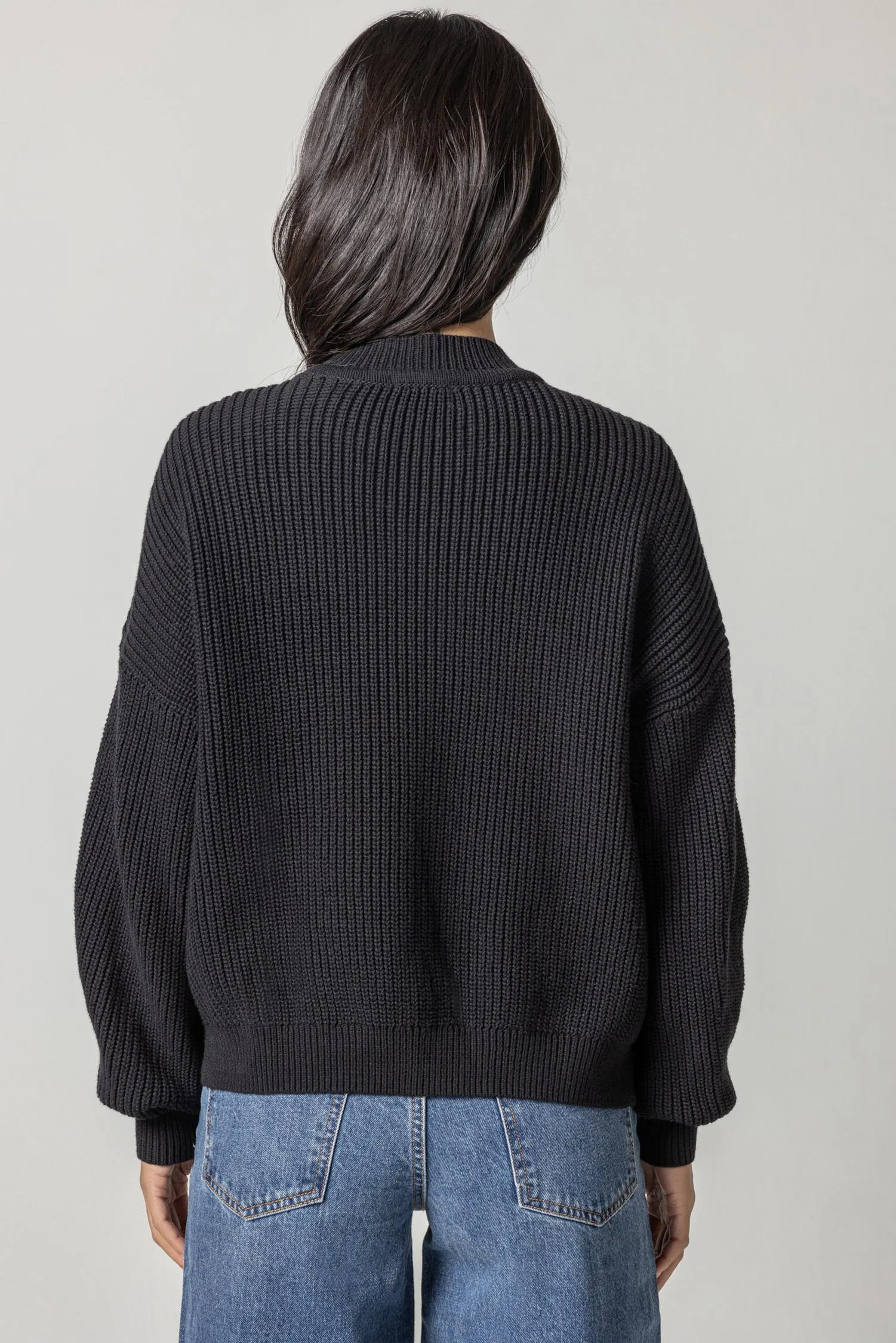 Oversized Rib Pullover Sweater sold by Lilla P product image thumbnail 5