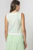 Striped Rib Trim Tank sold by Lilla P