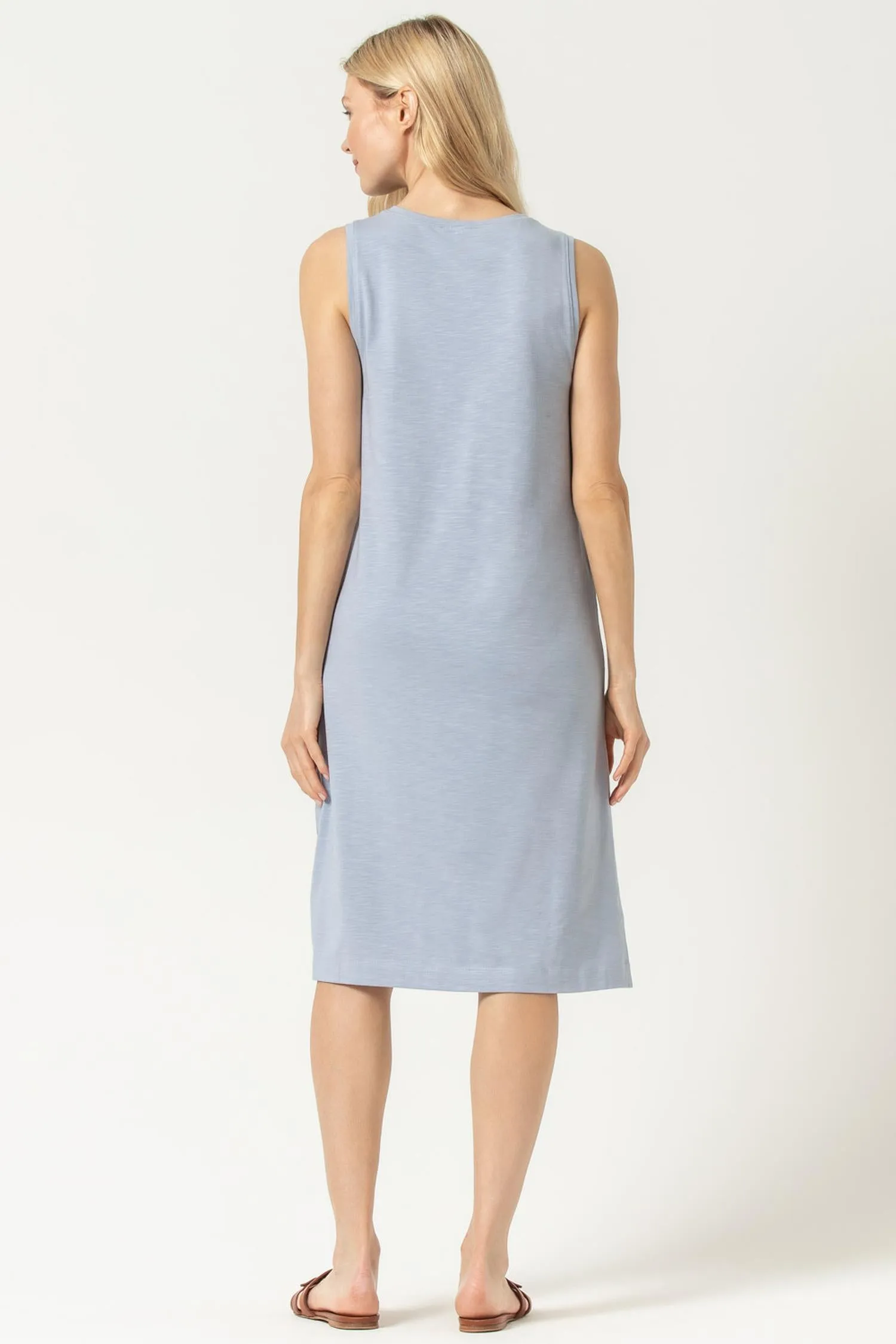 Rib Inset Midi Dress sold by Lilla P product image thumbnail 2