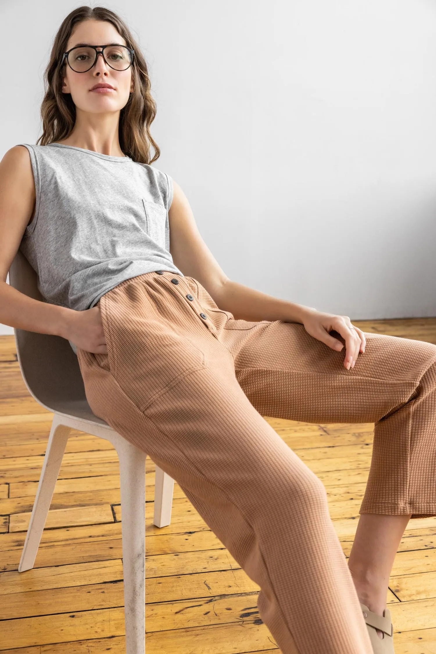 Waffle Pant sold by Lilla P product image thumbnail 5