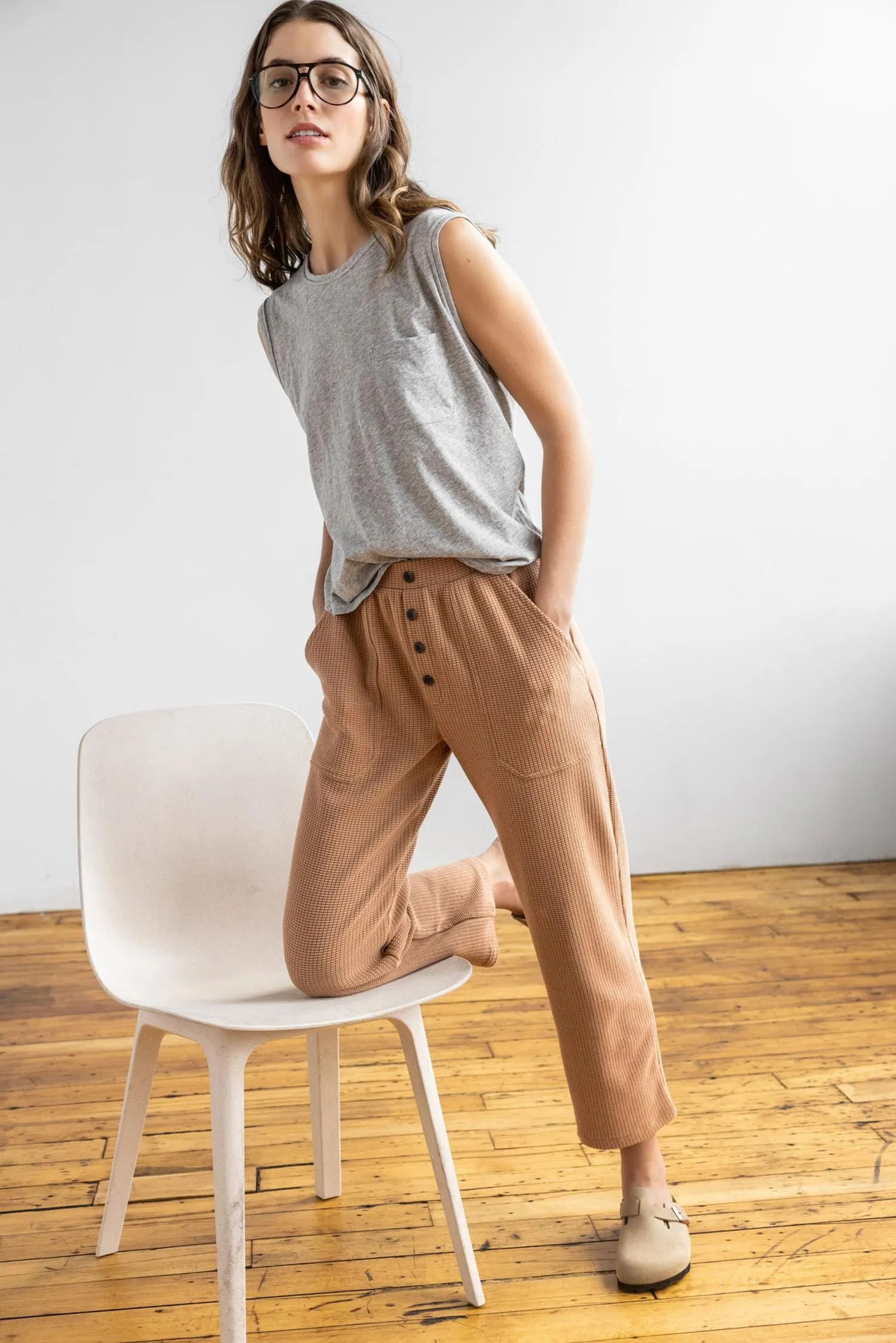 Waffle Pant sold by Lilla P product image thumbnail 4