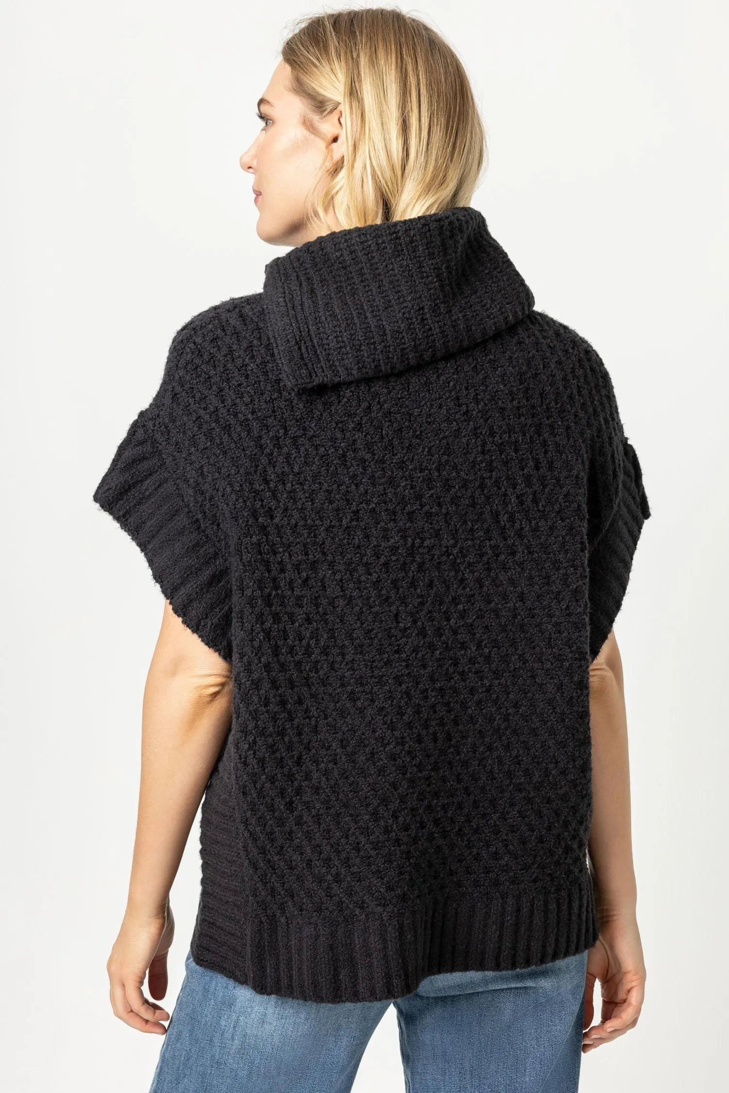 Snap Neck Poncho sold by Lilla P product image thumbnail 4
