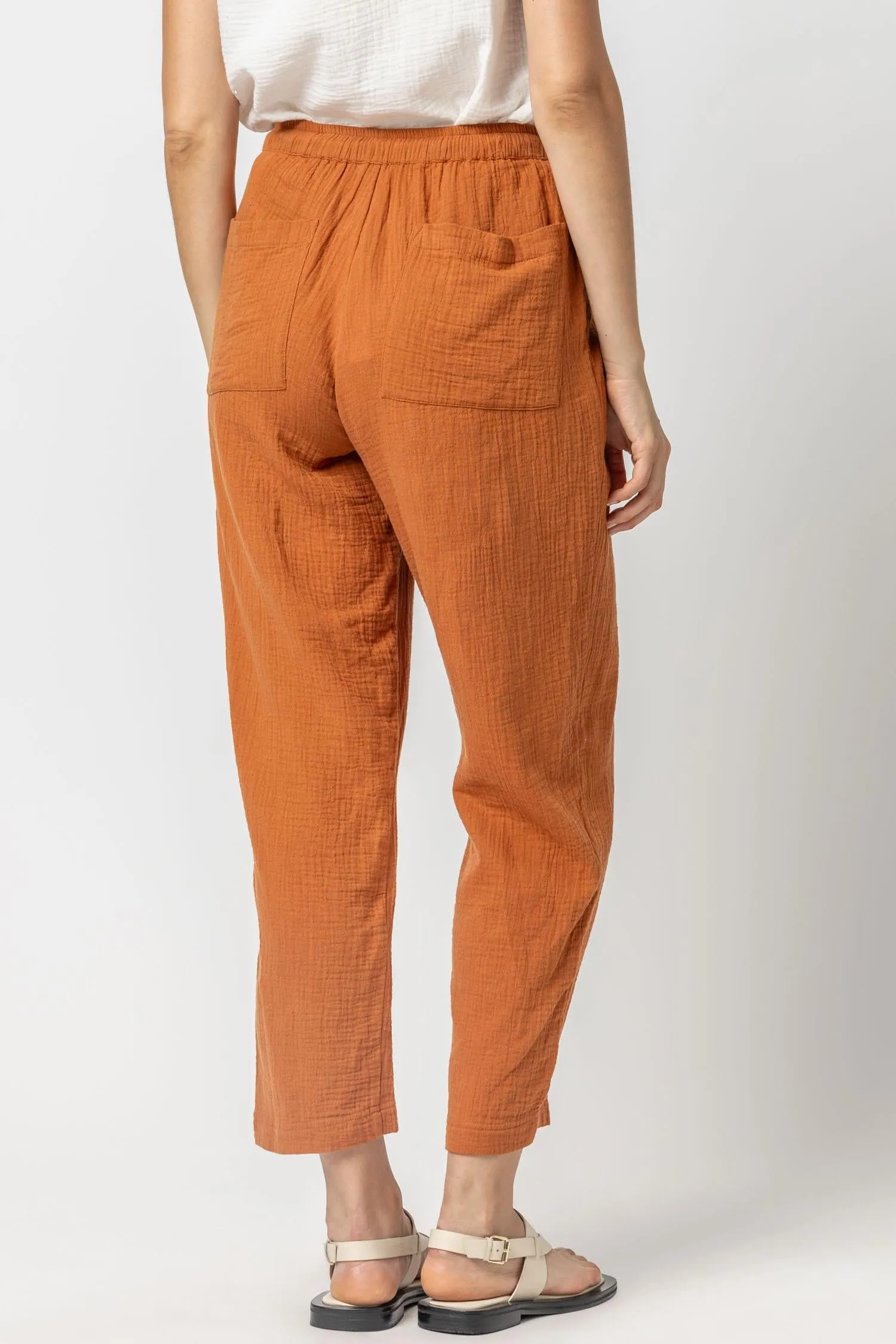 Straight Leg Gauze Pant sold by Lilla P product image thumbnail 2
