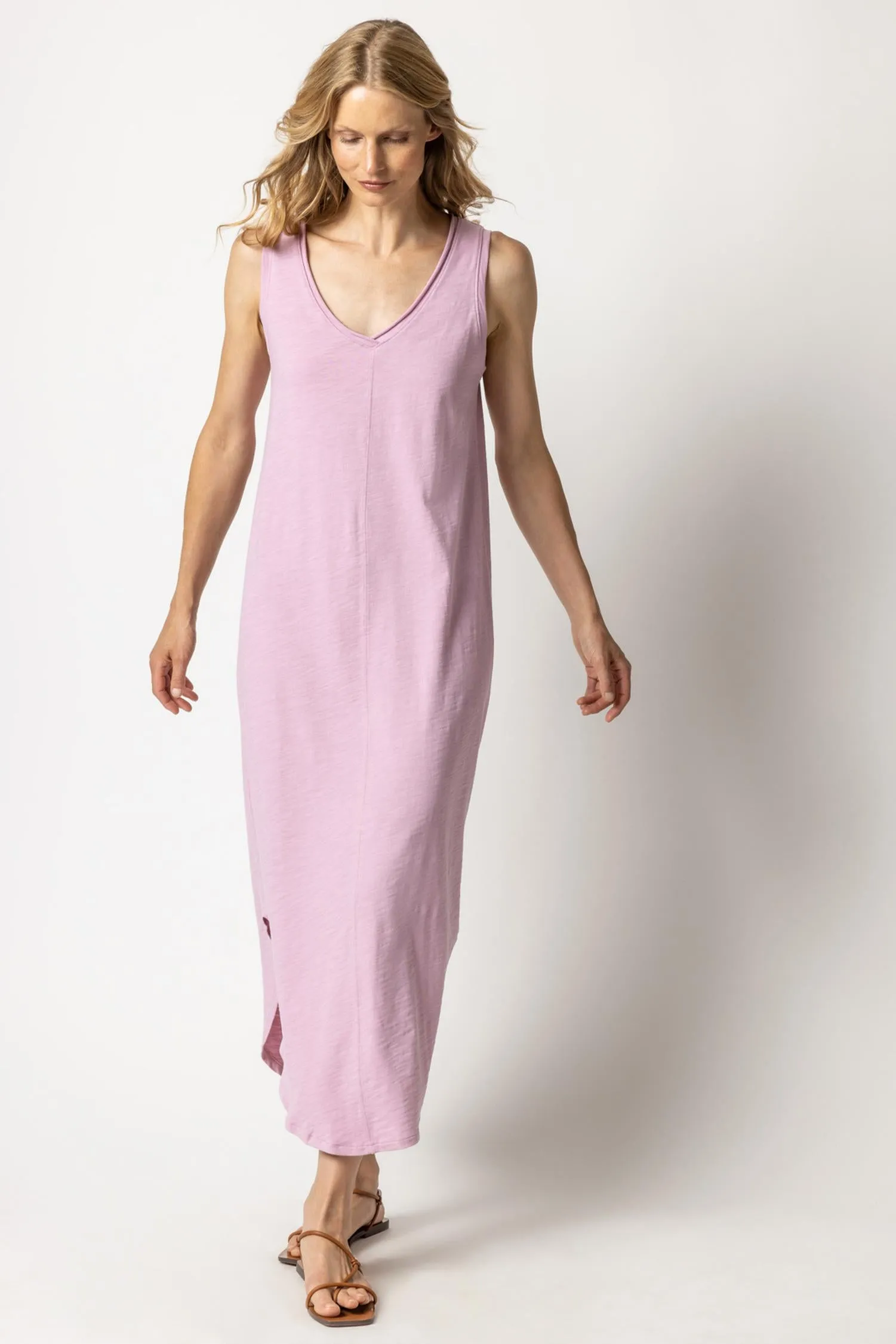 V-Neck Maxi Tank Dress sold by Lilla P product image thumbnail 4