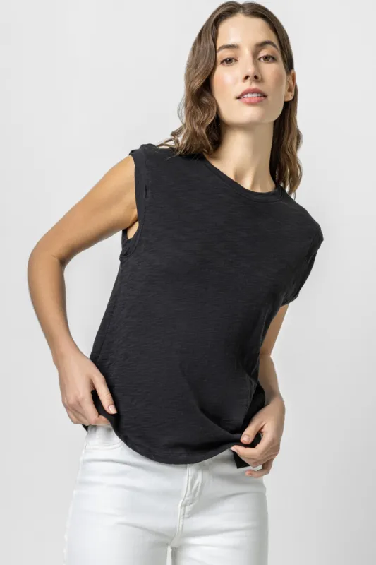 Twisted Binding Sleeveless Crewneck sold by Lilla P