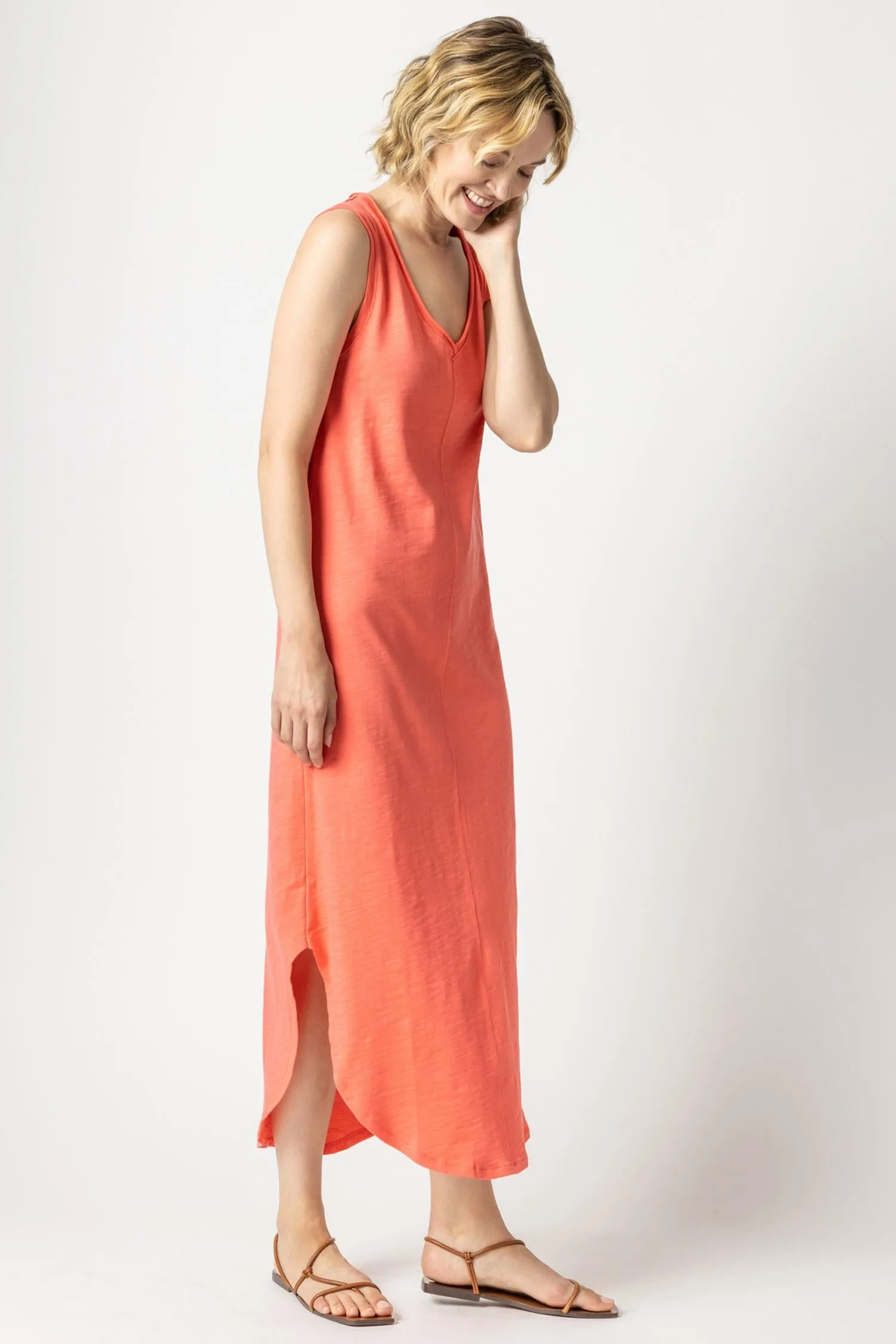 V-Neck Maxi Tank Dress sold by Lilla P