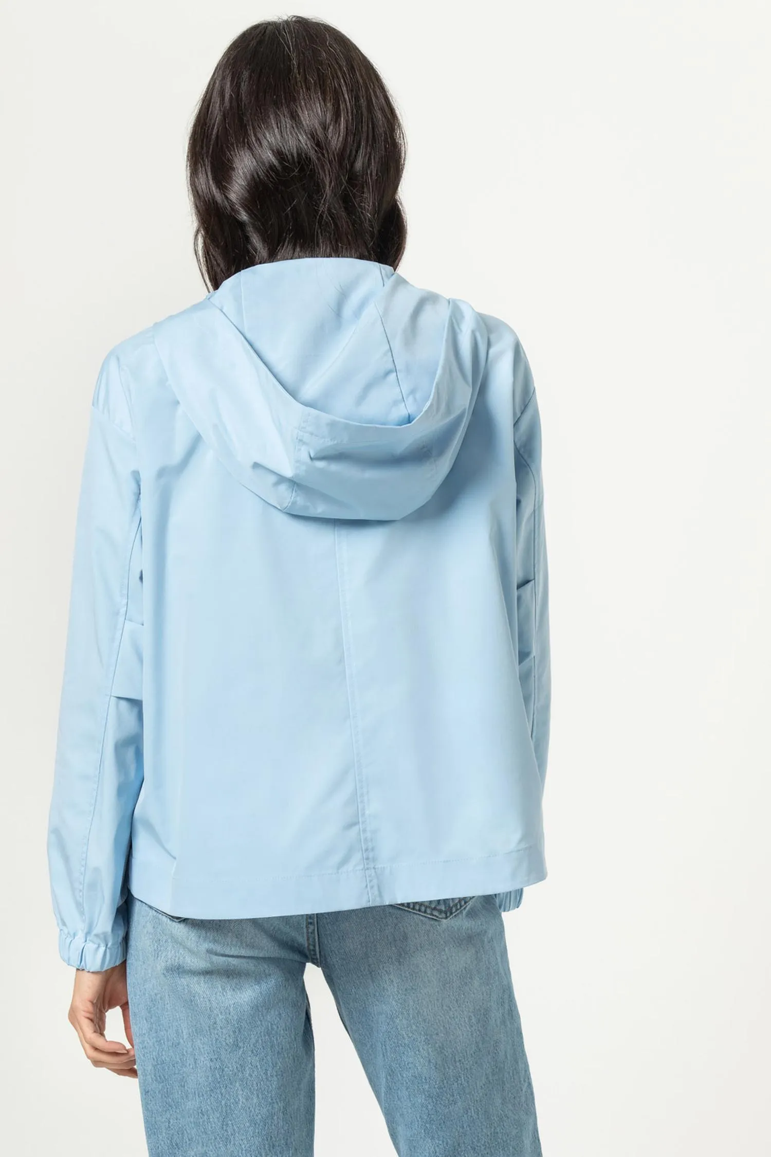 Drop Shoulder Hooded Jacket sold by Lilla P product image thumbnail 3