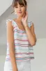 Ruffle Sleeve Tank sold by Lilla P