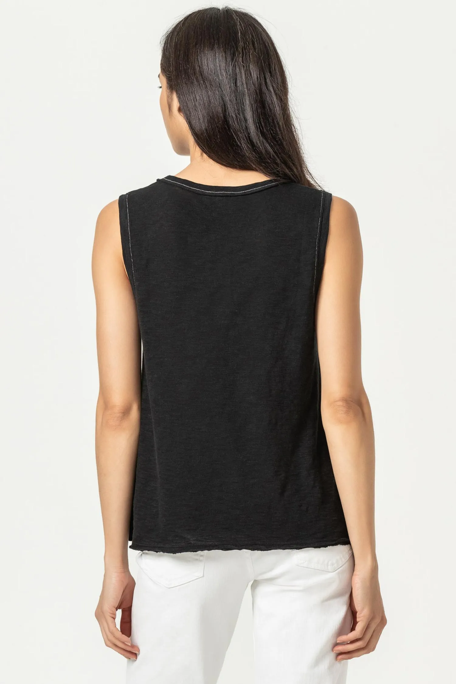 A-Line Crewneck Tank sold by Lilla P product image thumbnail 5
