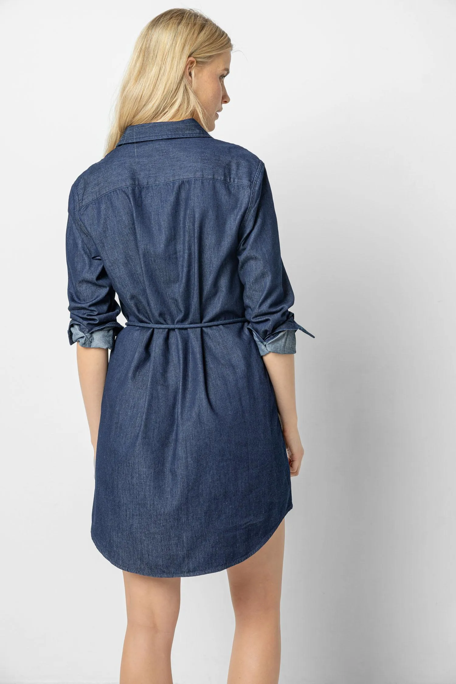 Denim Shirt Dress sold by Lilla P product image thumbnail 2