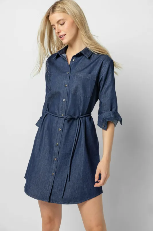 Denim Shirt Dress sold by Lilla P