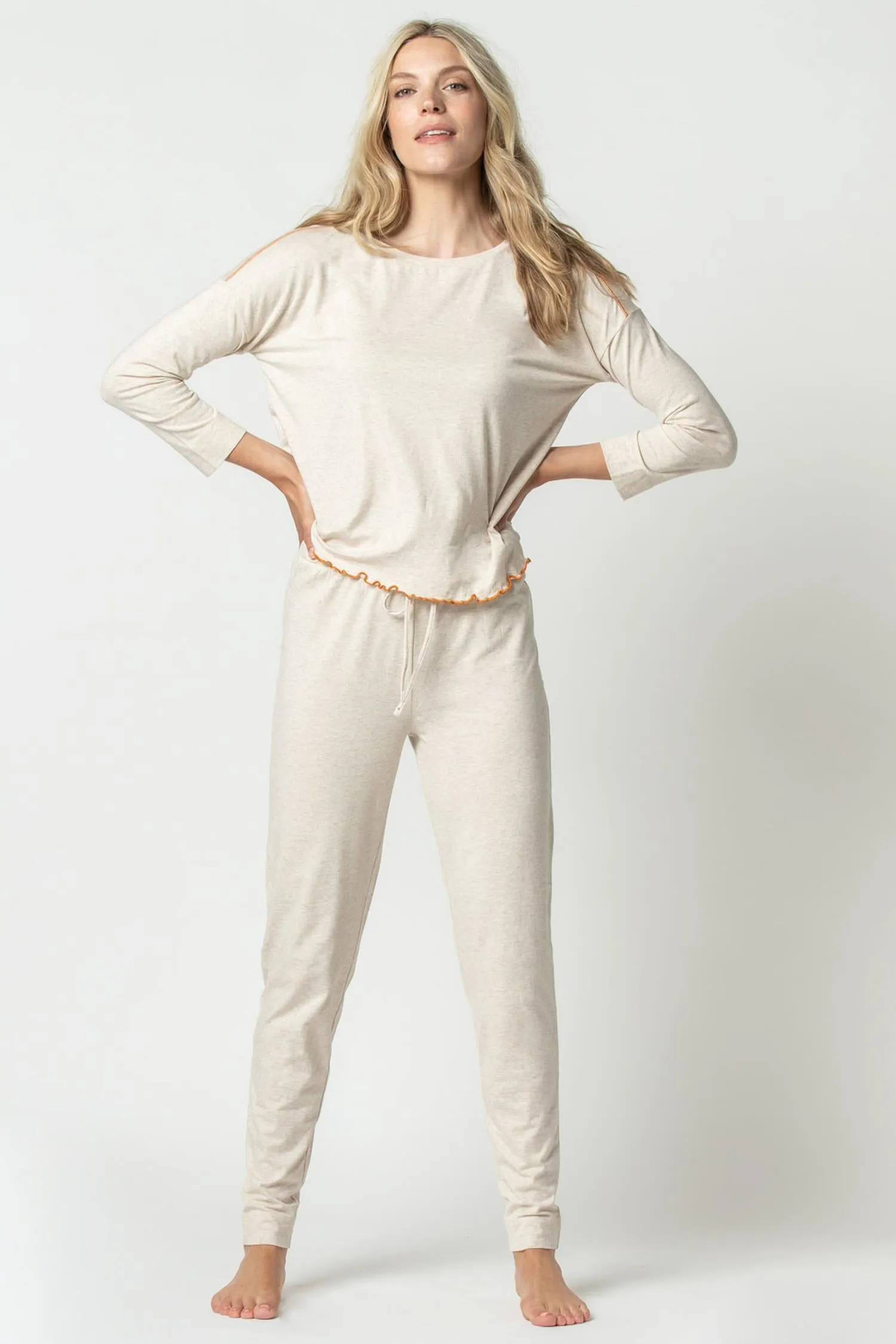 3/4 Sleeve / Pant Set sold by Lilla P product image thumbnail 4