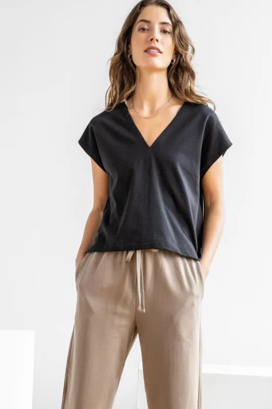 Double V-Neck Top sold by Lilla P