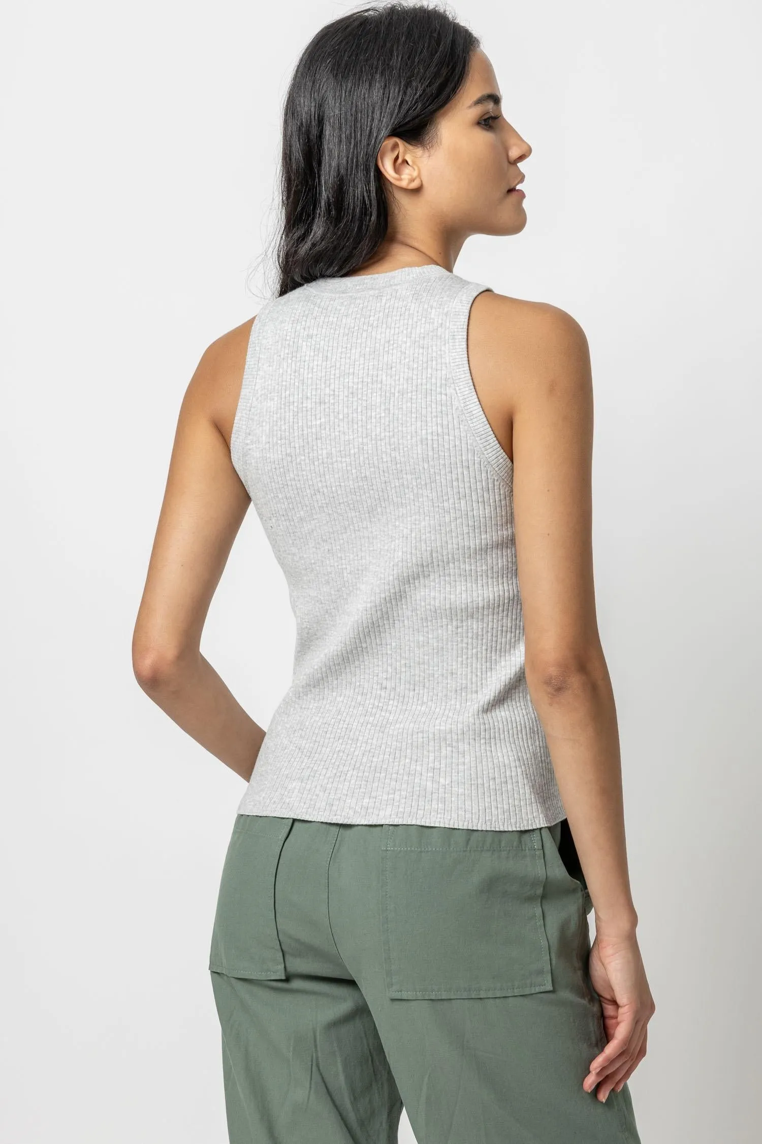 Perfect Rib Tank Sweater sold by Lilla P product image thumbnail 4
