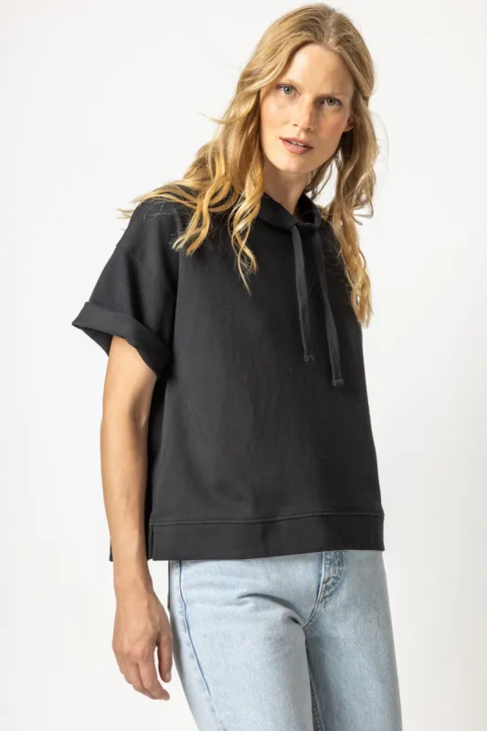 Elbow Sleeve Boxy Top sold by Lilla P