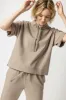 Elbow Sleeve Boxy Top sold by Lilla P