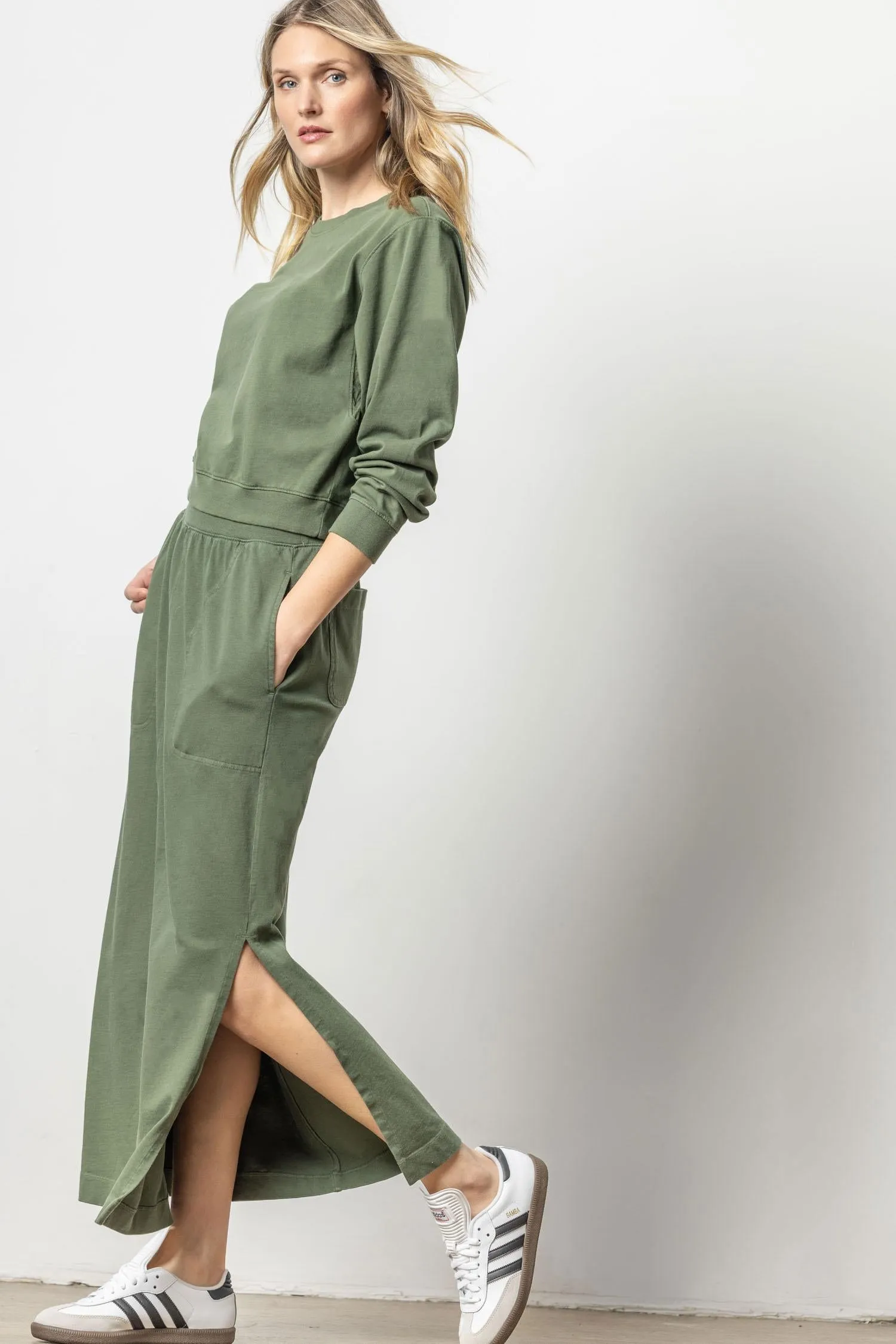 Maxi Skirt with Pockets sold by Lilla P product image thumbnail 3